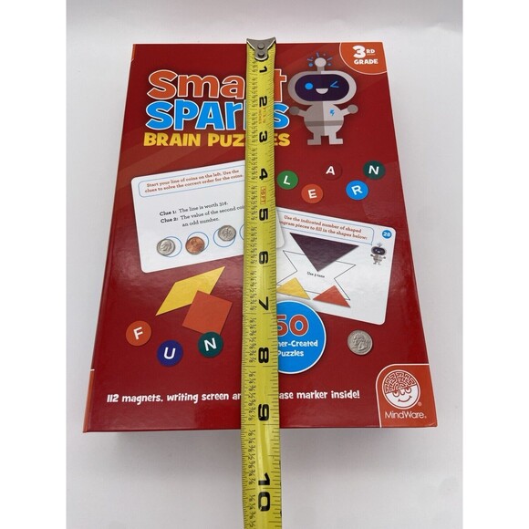 Smart Sparks Brain Puzzle Grade 3 New Hardcover Book Logic Reasoning Math Active - Picture 4 of 6
